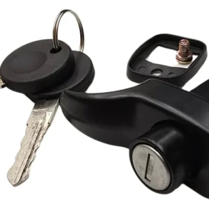 CHAPA DE TAPA MOTOR NEGRA CON 1 TORNILLO PARA VW SÉDAN VOCHO