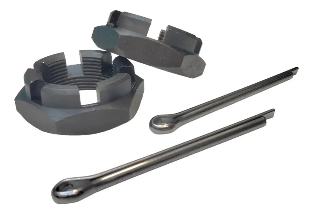 PAR DE TUERCAS CASTILLO TRASERAS CON CHAVETAS PARA VW COMBI - Image 4