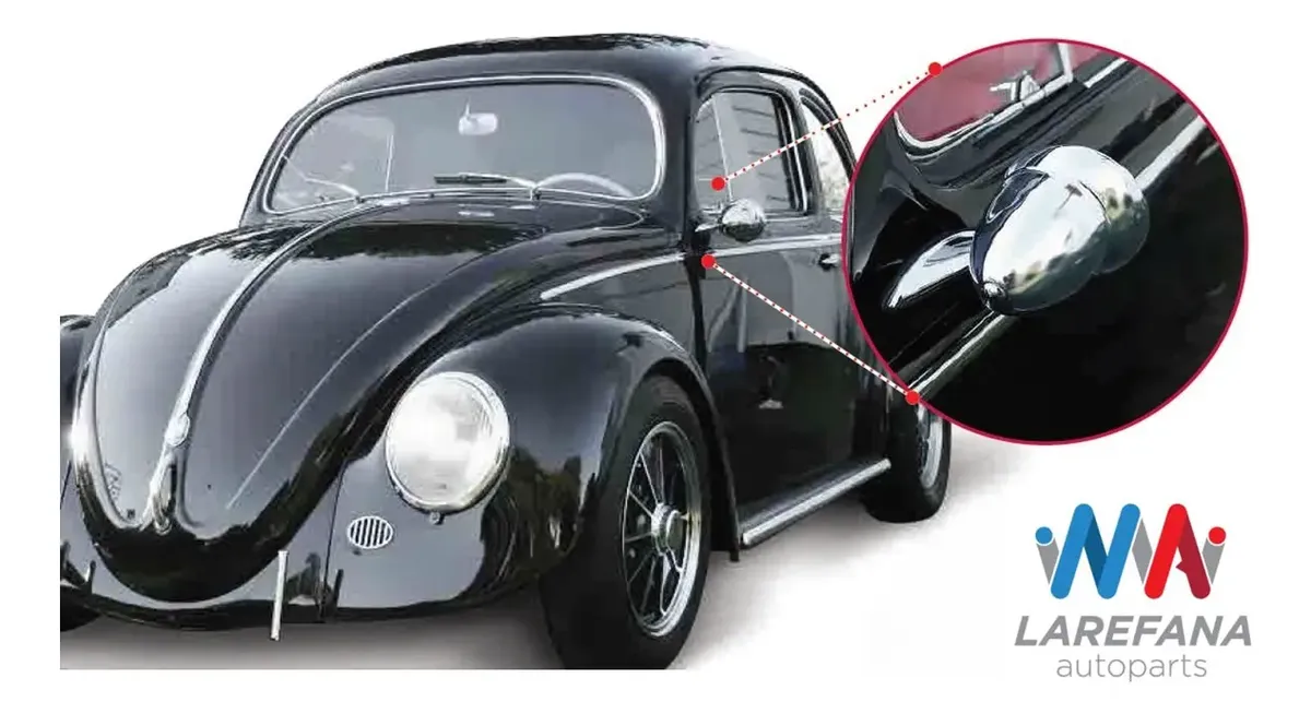 PAR DE ESPEJOS TALBOT UNIVERSALES PARA VW SEDAN VOCHO - Image 2