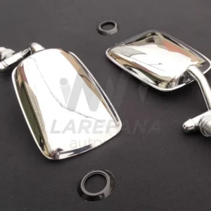 PAR DE ESPEJOS LATERALES CROMADOS PARA VW SEDAN VOCHO