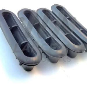 KIT DE 4 GOMAS DE BRACK DEFENSA TIPO ORIGINAL REZORZADA PARA VW SEDAN VOCHO