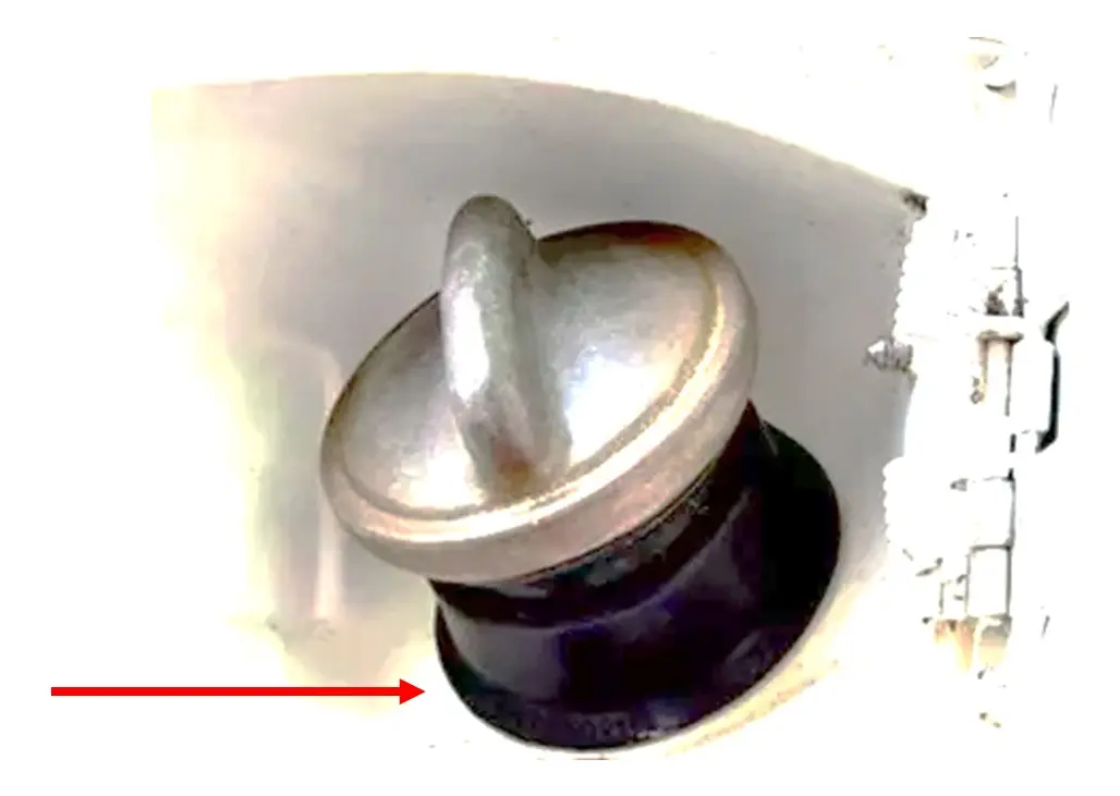 HULE GOLLETE PARA LA TOMA DE GASOLINA DE VW SEDAN VOCHO - Image 2