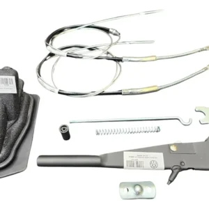 KIT DE PALANCA DE FRENO DE MANO CON CHICOTES Y SAPO PARA VW SEDAN VOCHO