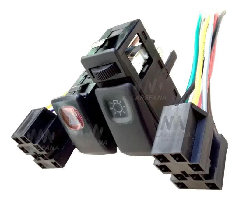 KIT DE SWITCH DE LUCES E INTERMITENTES TECLA CON ARNES PARA VW SEDAN VOCHO