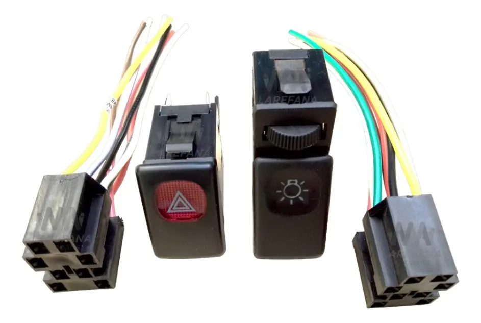 KIT DE SWITCH DE LUCES E INTERMITENTES TECLA CON ARNES PARA VW SEDAN VOCHO - Image 3