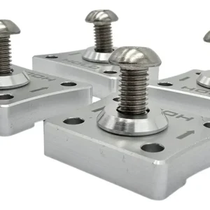 KIT DE 4 GRAPAS BILLET ALUMINIO PARA TANQUE DE GASOLINA DE VW SEDAN VOCHO