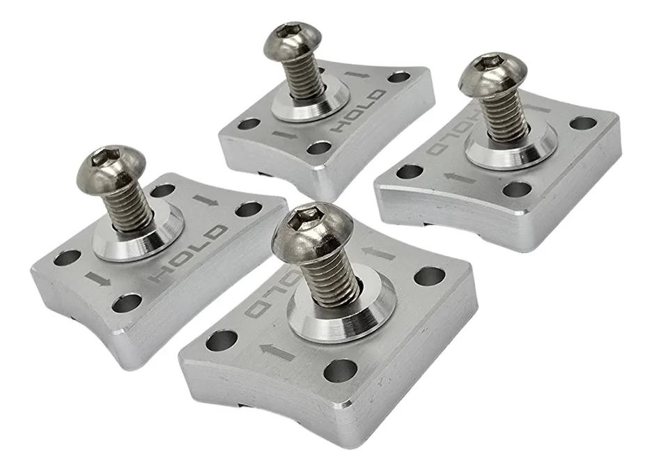 KIT DE 4 GRAPAS BILLET ALUMINIO PARA TANQUE DE GASOLINA DE VW SEDAN VOCHO - Image 2