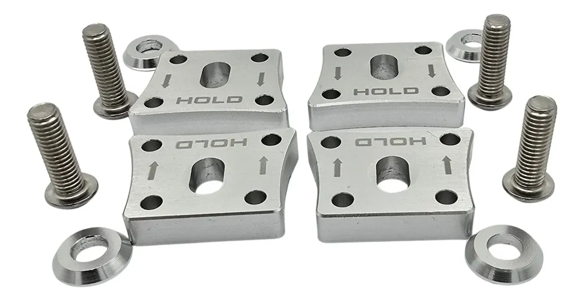 KIT DE 4 GRAPAS BILLET ALUMINIO PARA TANQUE DE GASOLINA DE VW SEDAN VOCHO - Image 3