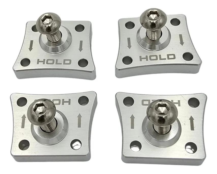 KIT DE 4 GRAPAS BILLET ALUMINIO PARA TANQUE DE GASOLINA DE VW SEDAN VOCHO - Image 4
