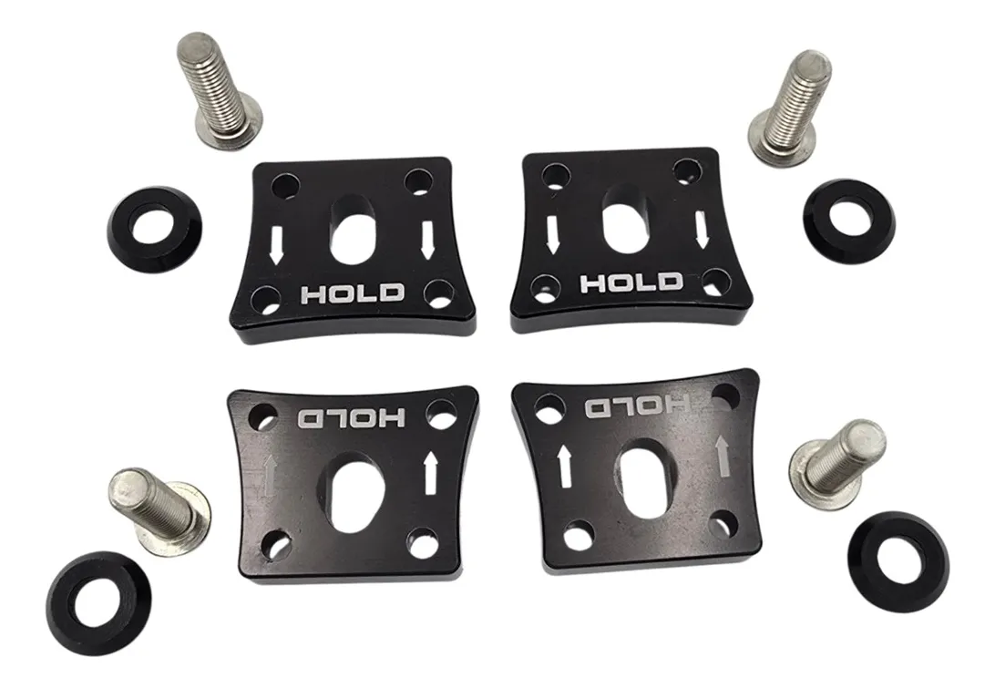 KIT DE 4 GRAPAS BILLET NEGRAS PARA TANQUE DE GASOLINA DE VW SEDAN VOCHO - Image 5