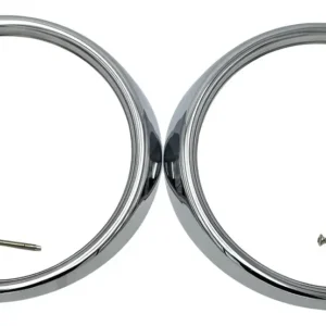 PAR DE BISEL CROMADO CON TORNILLOS PARA VW SEDAN VOCHO