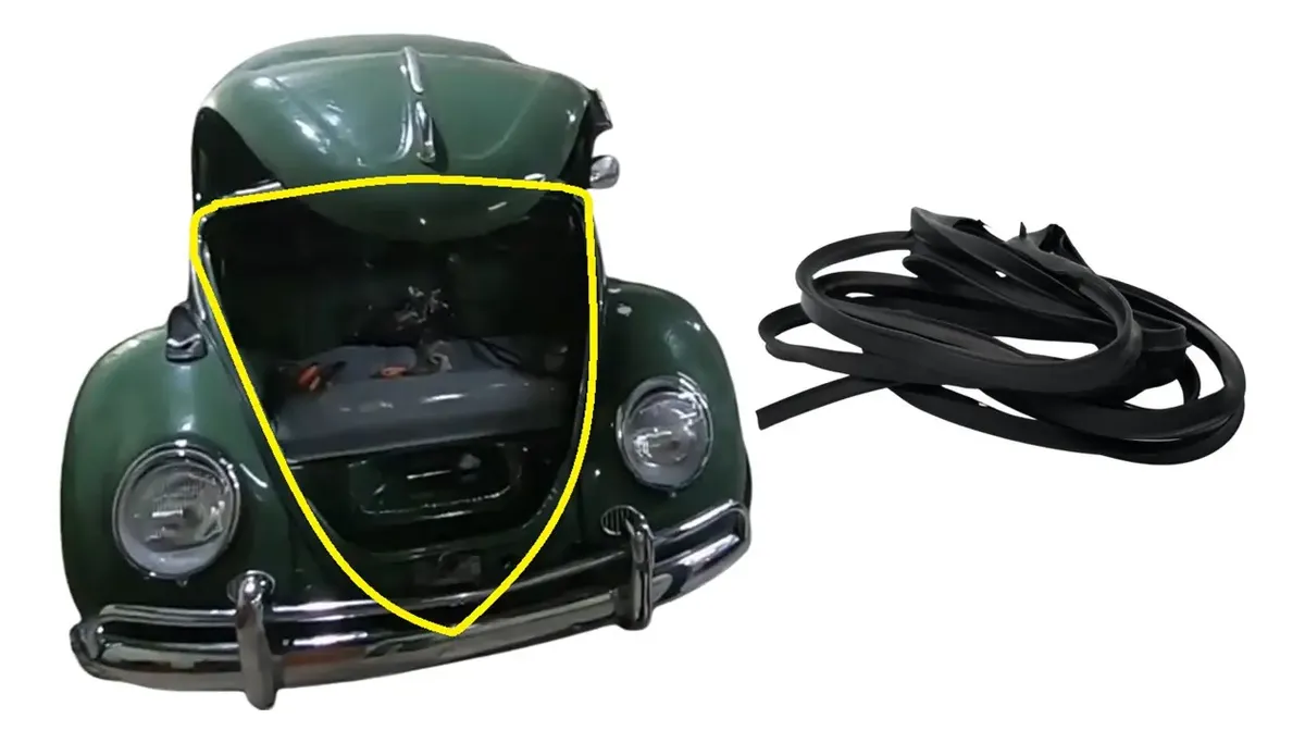 HULE EMPAQUE PARA COFRE-CARROCERIA CON CEJA PARA VW SEDAN VOCHO - Image 2