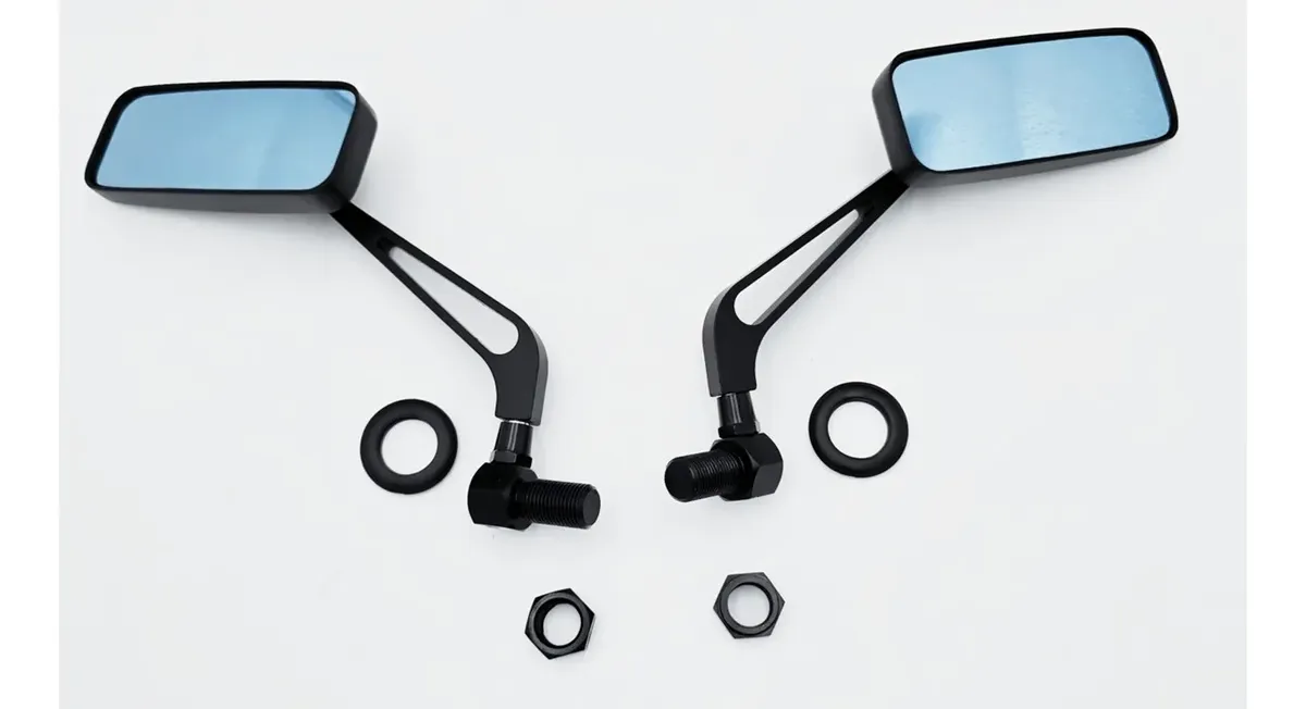 PAR DE ESPEJOS BILLET DE LUNA AZUL PARA VW SEDAN VOCHO