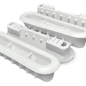 KIT DE 4 GOMAS BLANCAS DE BRACK PARA DEFENSA DE VW SEDAN VOCHO