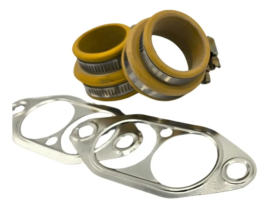 KIT DE MANGUERA CON JUNTAS AMARILLAS PARA MULTIPLE DE ADMISION DE VW SEDAN VOCHO