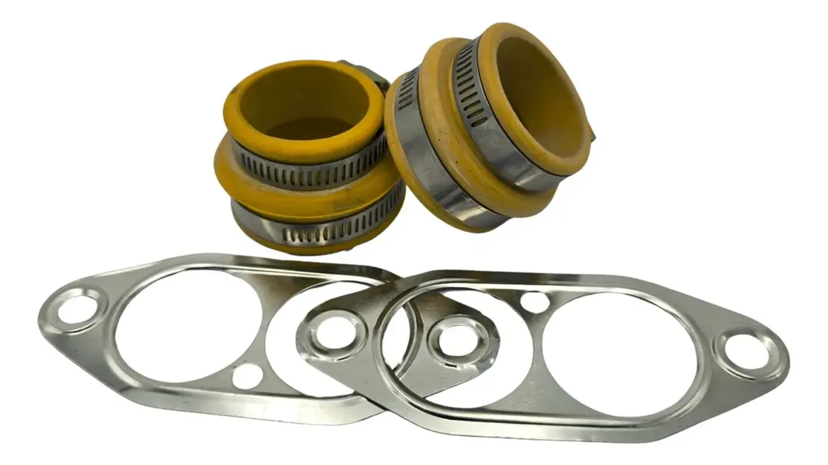 KIT DE MANGUERA CON JUNTAS AMARILLAS PARA MULTIPLE DE ADMISION DE VW SEDAN VOCHO - Image 3