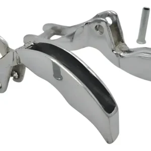 PAR DE GATILLOS DELANTEROS CROMADOS PARA MANIJA EXTERIOR DE PUERTAS DE VW SEDAN VOCHO
