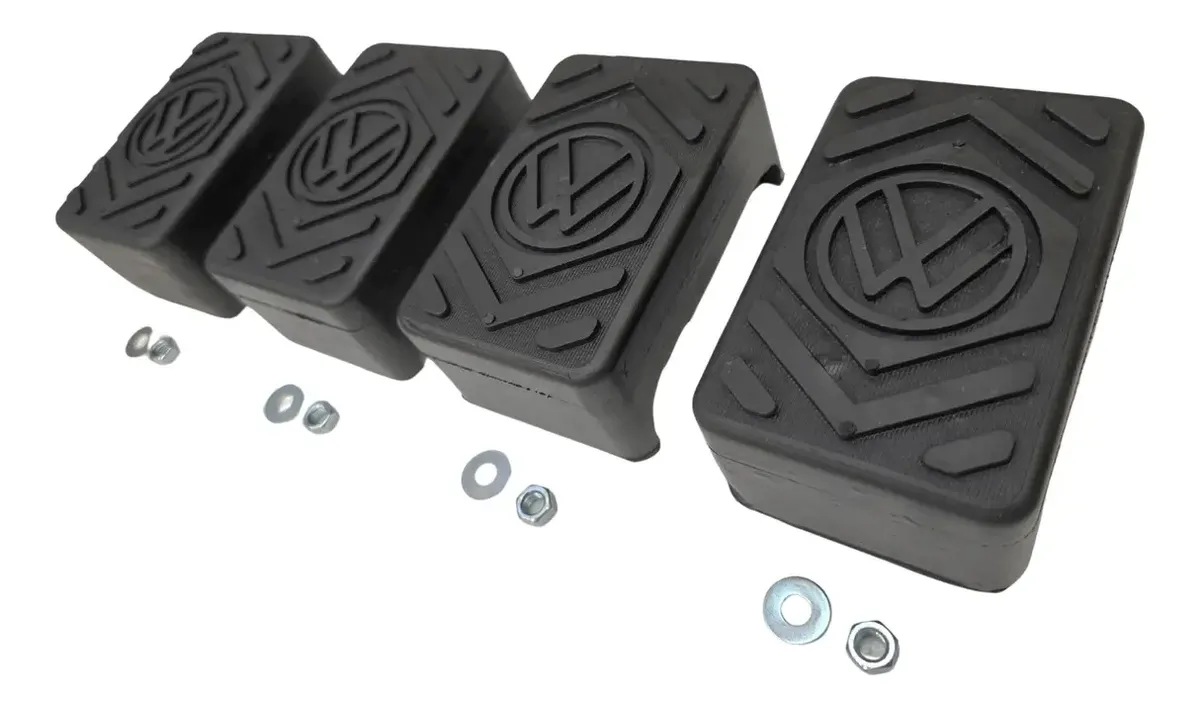 KIT DE 4 GOMAS DE TOPE DEFENSA PARA VW SEDAN VOCHO