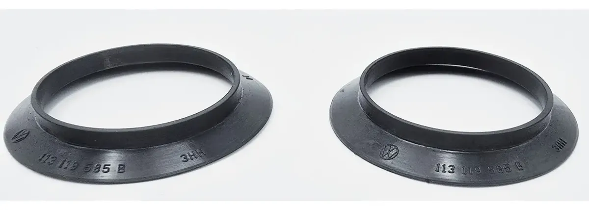 PAR DE GOMAS PARA COPLE DE CALEFACCIÓN DE VW SEDAN VOCHO - Image 2