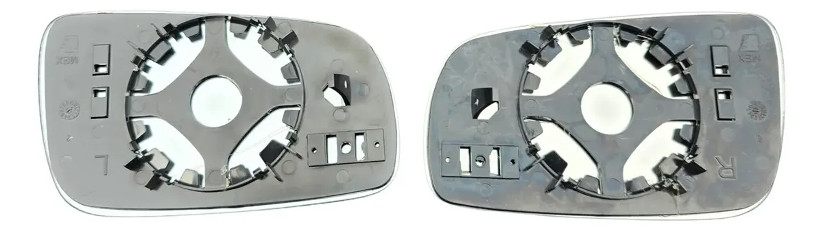 KIT DE LUNAS (IZQUIERDO Y DERECHO) CROMADAS SIN CALEFACCIÓN PARA GOLF Y JETTA A4 CON CALIDAD OEM - Image 2