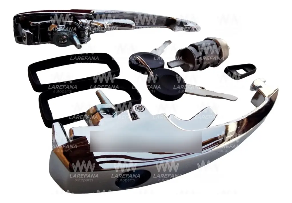 MANIJAS CROMADAS CON SWITCH ABREN A 1 LLAVE PARA VW SEDAN VOCHO - Image 4