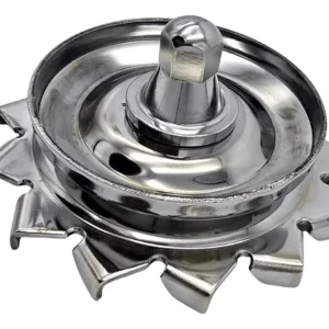POLEA DE ALTERNADOR CON TUERCA CROMADA PARA VW SEDAN VOCHO Y VW COMBI