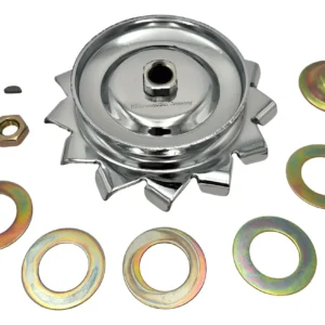 KIT DE POLEA ALTERNADOR CROMADA CON ACCESORIOS PARA VW SEDAN VOCHO