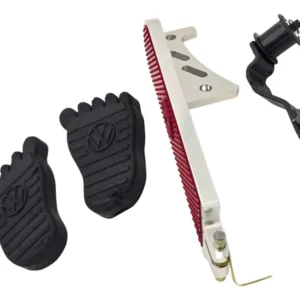 KIT DE PEDAL ROJO DE ACELERADOR Y PIESITOS PARA VW SEDAN VOCHO