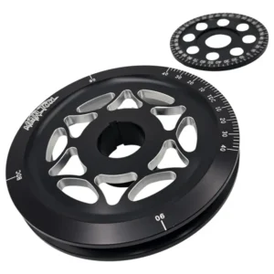 KIT DE POLEA CIGÜEÑAL Y POLEA DE ALTERNADOR O GENERADOR NEGRO PARA VW SEDAN VOCHO