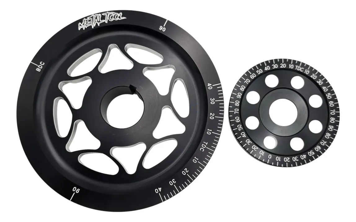 KIT DE POLEA CIGÜEÑAL Y POLEA DE ALTERNADOR O GENERADOR NEGRO PARA VW SEDAN VOCHO - Image 4