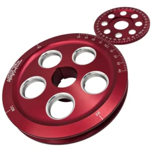 KIT DE POLEA CIGÜEÑAL Y POLEA DE ALTERNADOR O GENERADOR ROJO PARA VW SEDAN VOCHO