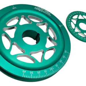 KIT DE POLEA CIGÜEÑAL Y POLEA DE ALTERNADOR O GENERADOR VERDE PARA VW SEDAN VOCHO