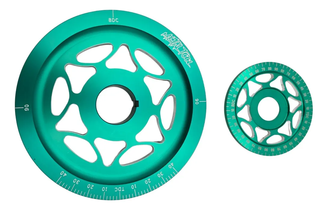 KIT DE POLEA CIGÜEÑAL Y POLEA DE ALTERNADOR O GENERADOR VERDE PARA VW SEDAN VOCHO - Image 3