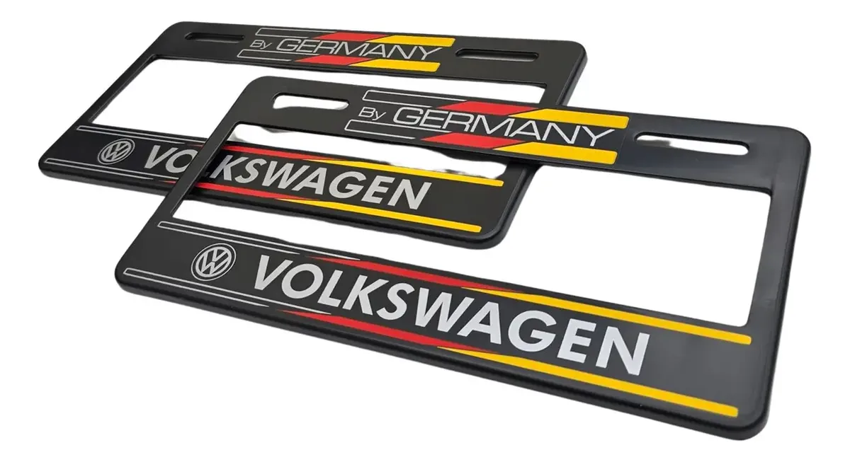 PAR DE PORTAPLACAS VW GERMANY