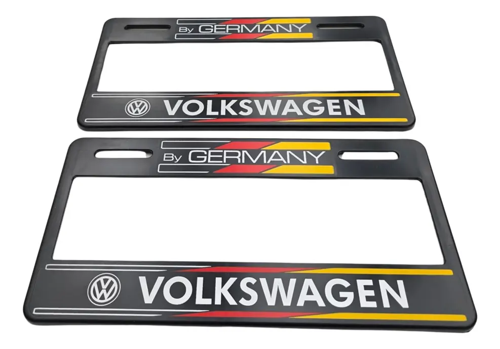 PAR DE PORTAPLACAS VW GERMANY - Image 5
