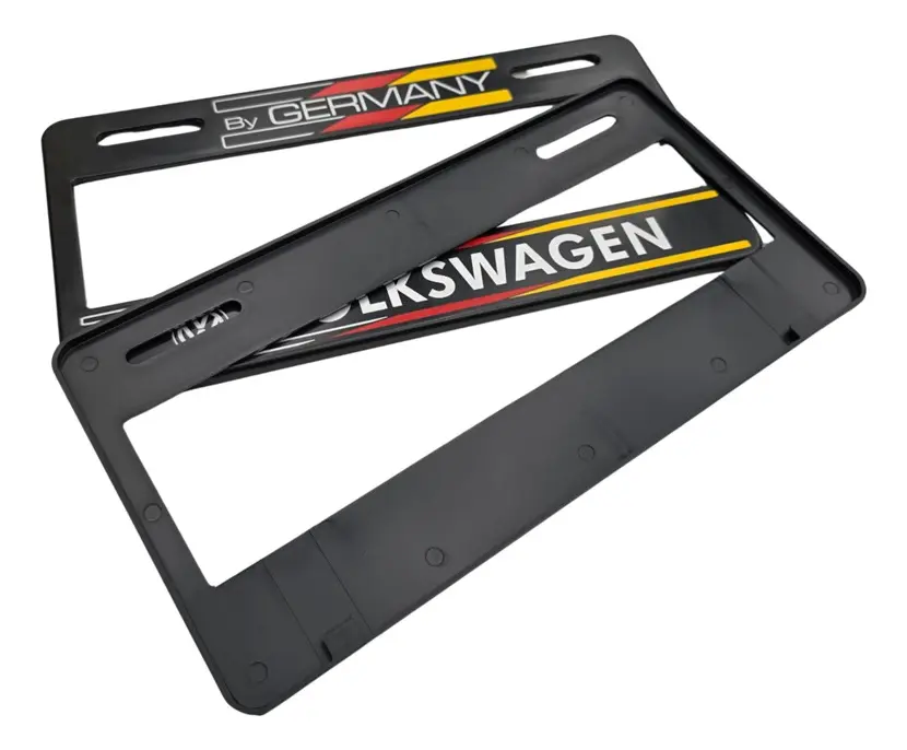 PAR DE PORTAPLACAS VW GERMANY - Image 3