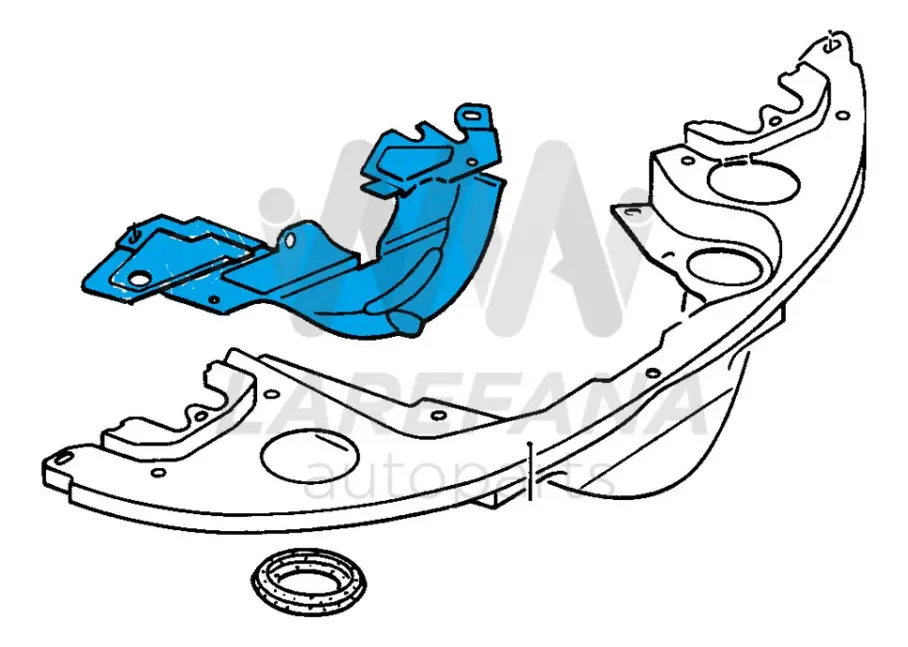 KIT DE TOLVAS MEDIA LUNA PARA MOTOR CARBURDADO DE VW SEDAN VOCHO - Image 2