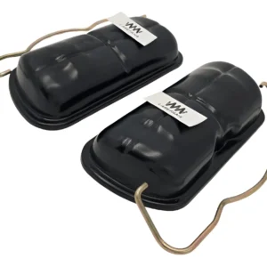 KIT DE TAPAS PUNTERIAS NEGRAS CON SEGUROS PARA VW SEDAN VOCHO