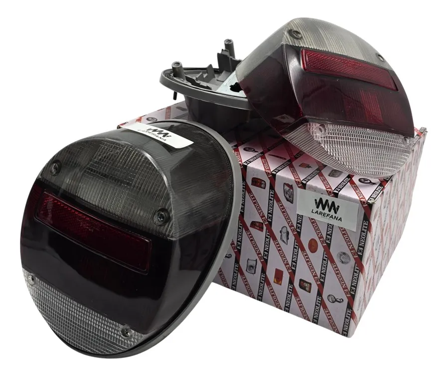 PAR DE CALAVERAS HUMO PARA VW SEDAN VOCHO NEOLITE