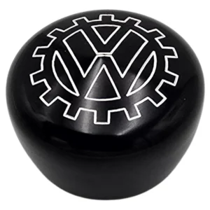 POMO PERILLA "LOGO ENGRANE" PARA PALANCA DE VELOCIDADES DE VW SEDAN VOCHO Y VW COMBI
