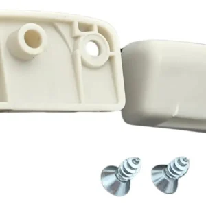 PAR DE SOPORTES DE VISERA BLANCO PARA VW SEDAN VOCHO