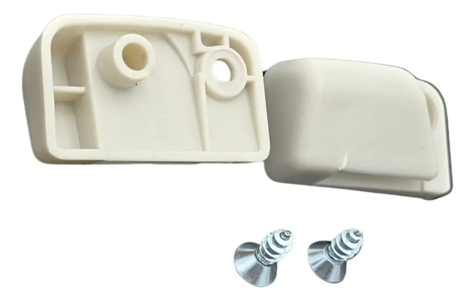 PAR DE SOPORTES DE VISERA BLANCO PARA VW SEDAN VOCHO