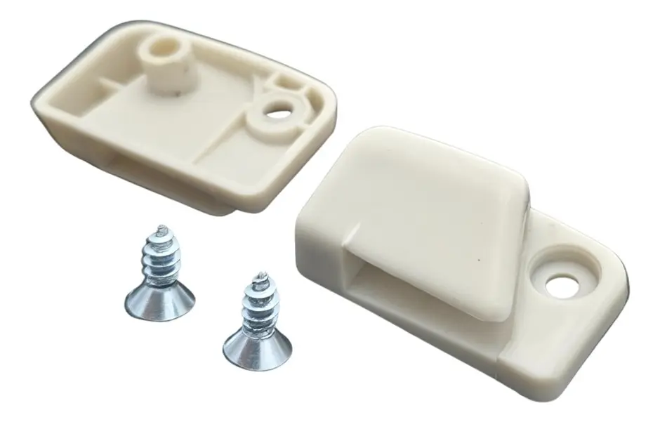 PAR DE SOPORTES DE VISERA BLANCO PARA VW SEDAN VOCHO - Image 2