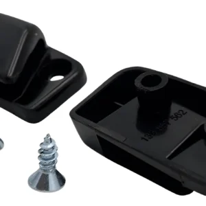 PAR DE SOPORTE VISERA NEGRO PARA VW SEDAN VOCHO