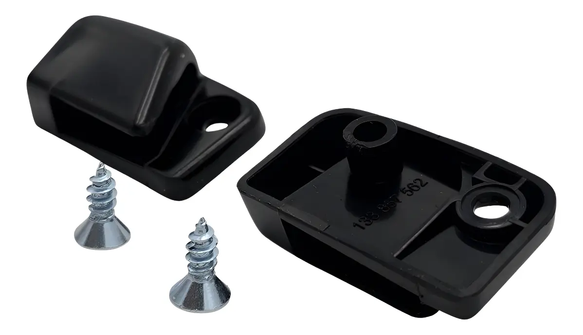 PAR DE SOPORTE VISERA NEGRO PARA VW SEDAN VOCHO