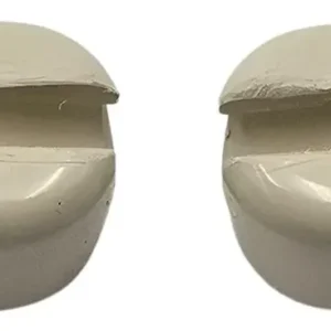 PAR DE SOPORTE VISERA HUESO PARA VW SEDAN VOCHO CLÁSICO Y VW COMBI