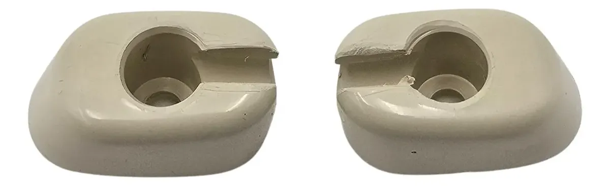 PAR DE SOPORTE VISERA HUESO PARA VW SEDAN VOCHO CLÁSICO Y VW COMBI