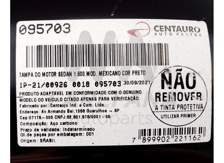 TAPA DE MOTOR PARA VW SEDAN VOCHO - Image 5